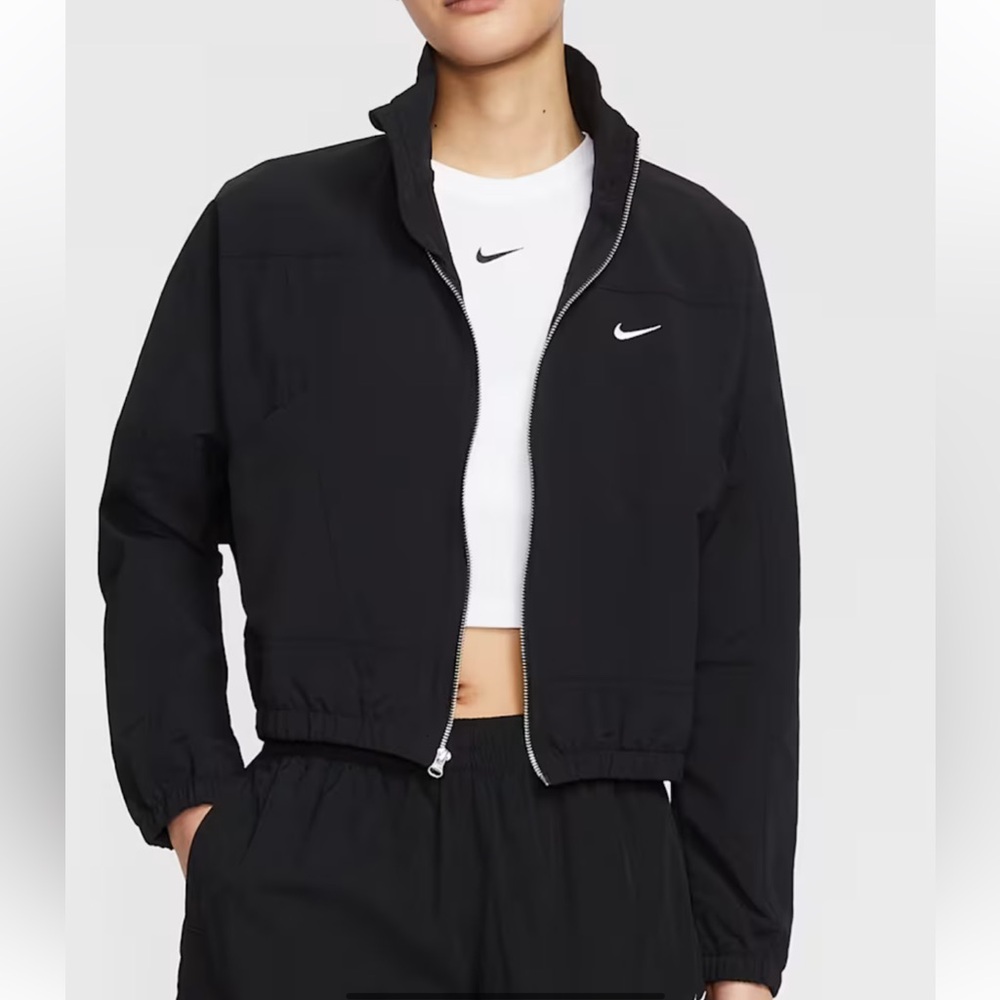NIKE Everything Woven Repel UV Protection Jacket Black Size L NEW